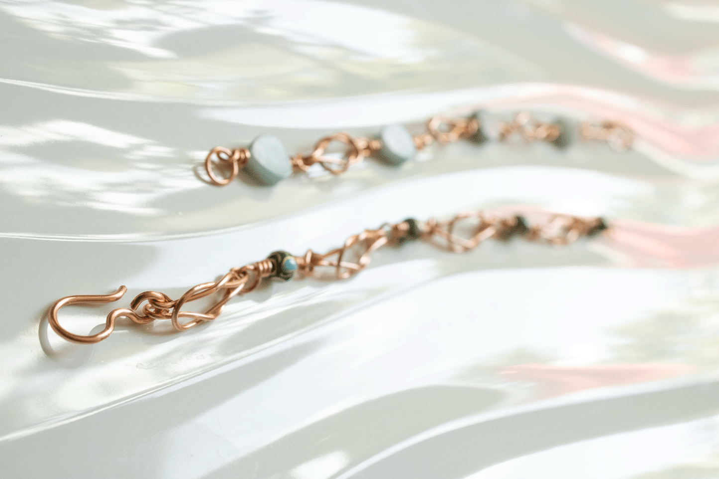 Lover's Knot Copper Bracelet
