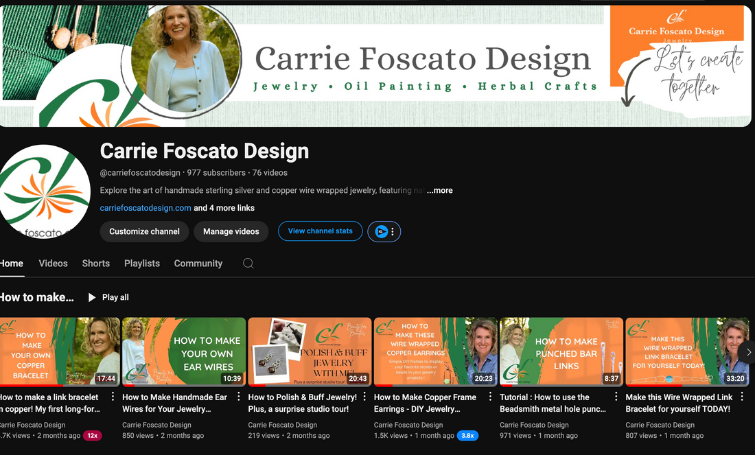 Unlock Your Creativity: Learn to Make Handmade Wire-Wrapped Jewelry with Carrie Foscato Design