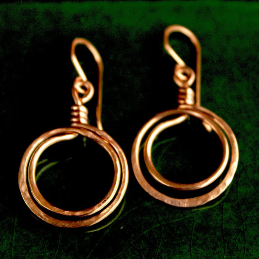 handmade copper wire wrapped jewelry
