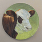 Farm Cow Oil Painting