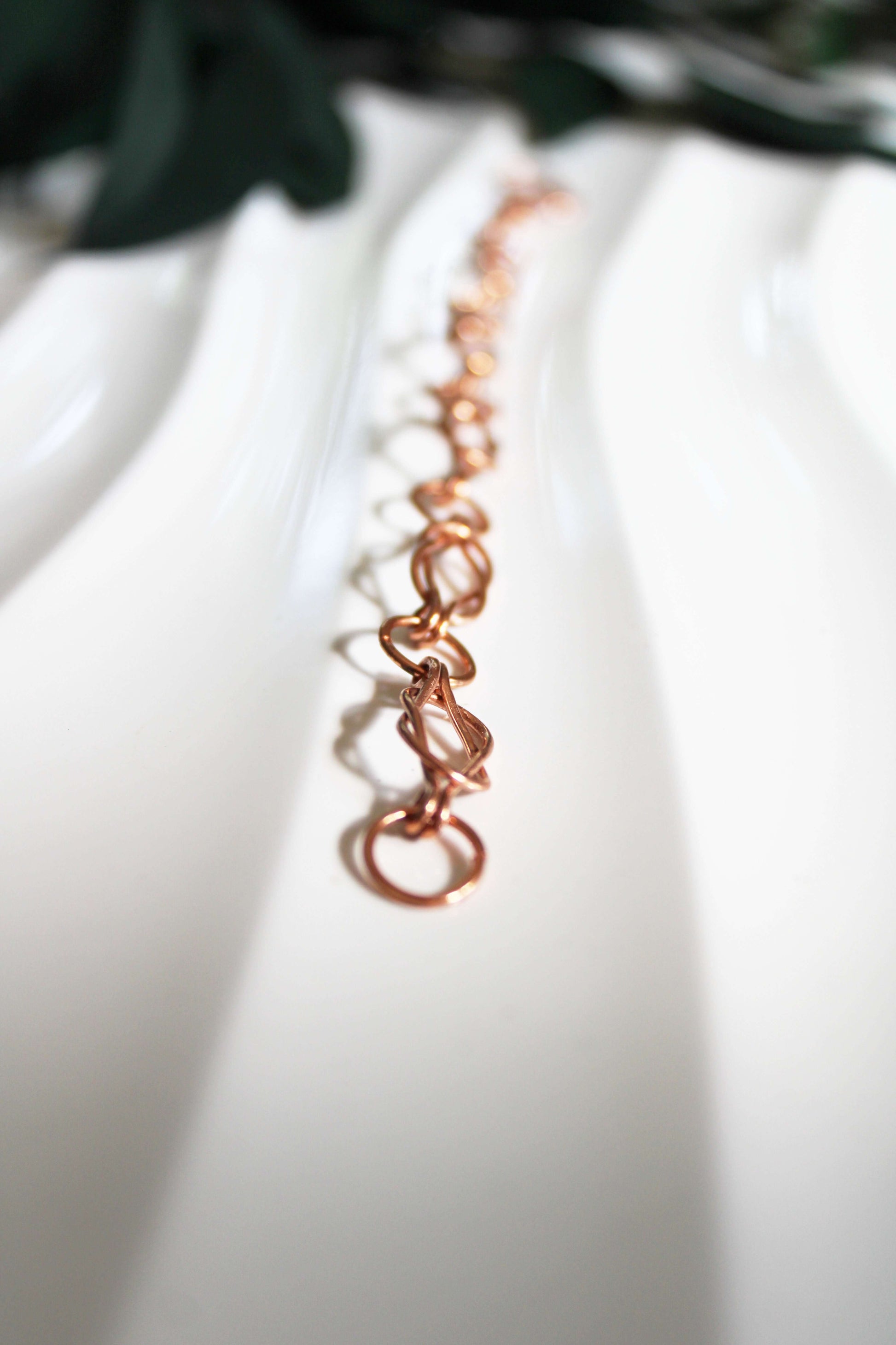 Lover's Knot Copper Bracelet