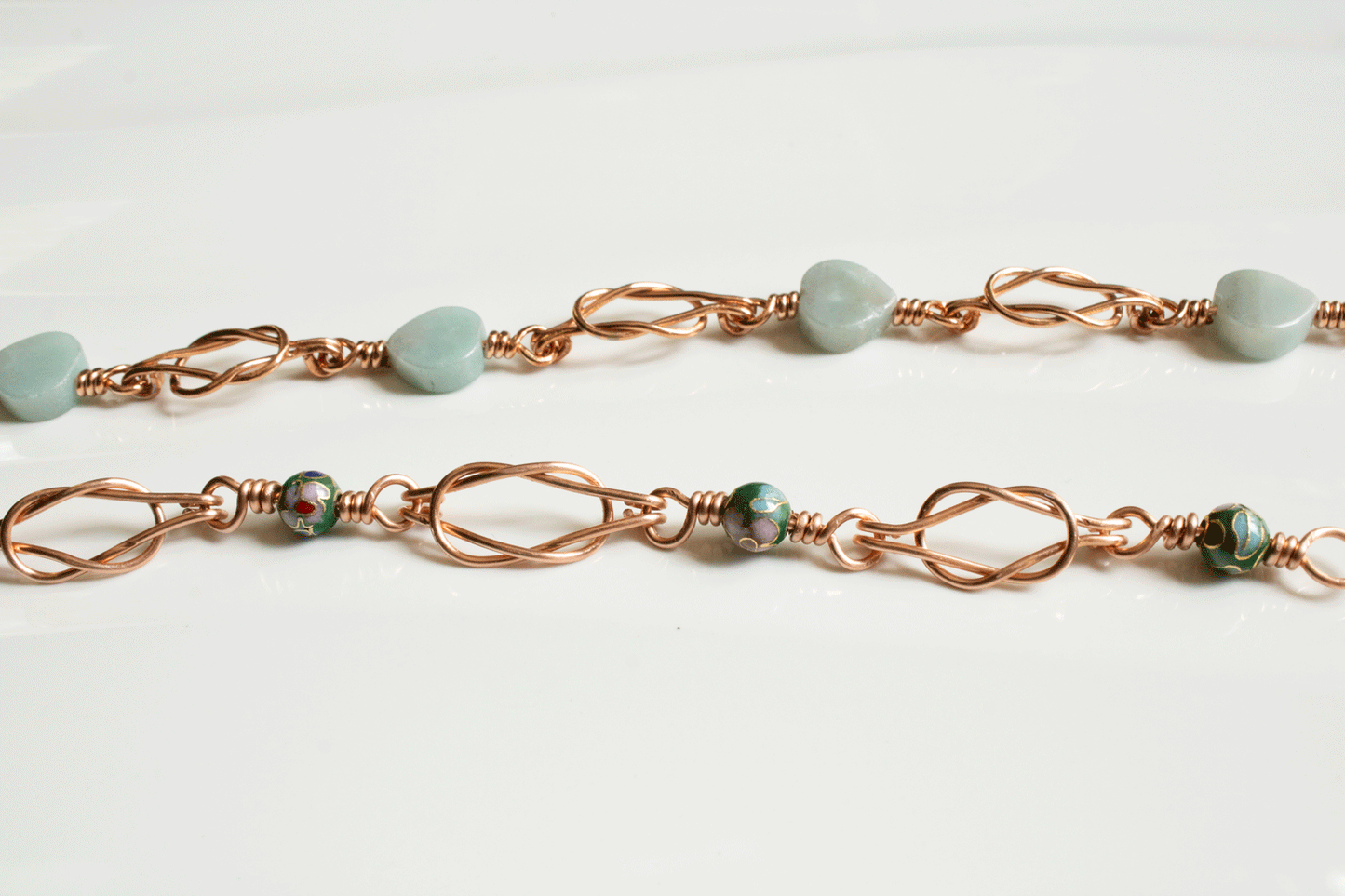 Lover's Knot Copper Bracelet