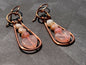 Pink Passion Copper Earrings