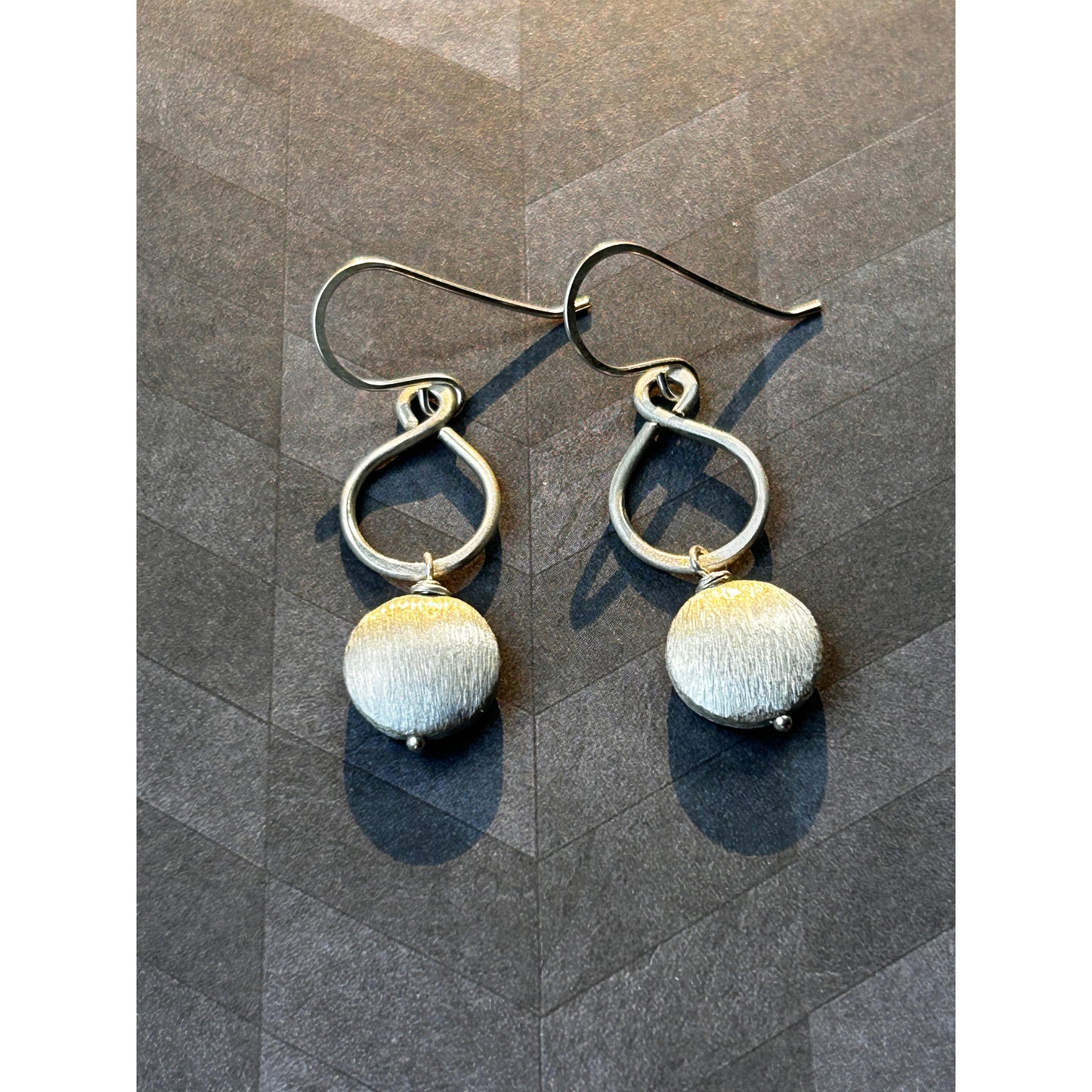 handmade sterling silver dangle earrings 