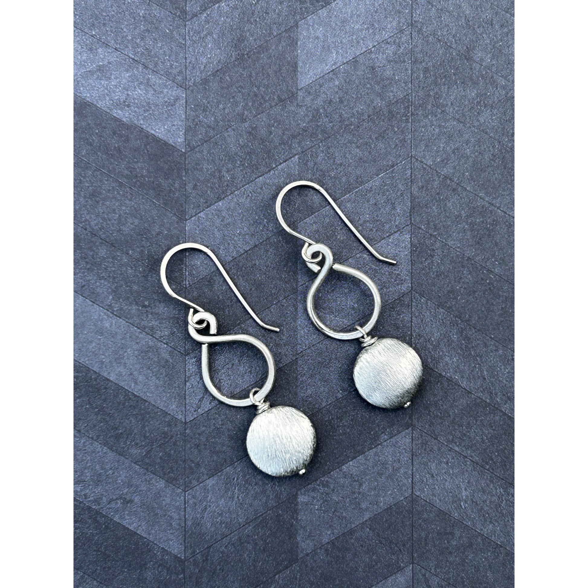 handmade sterling silver dangle earrings