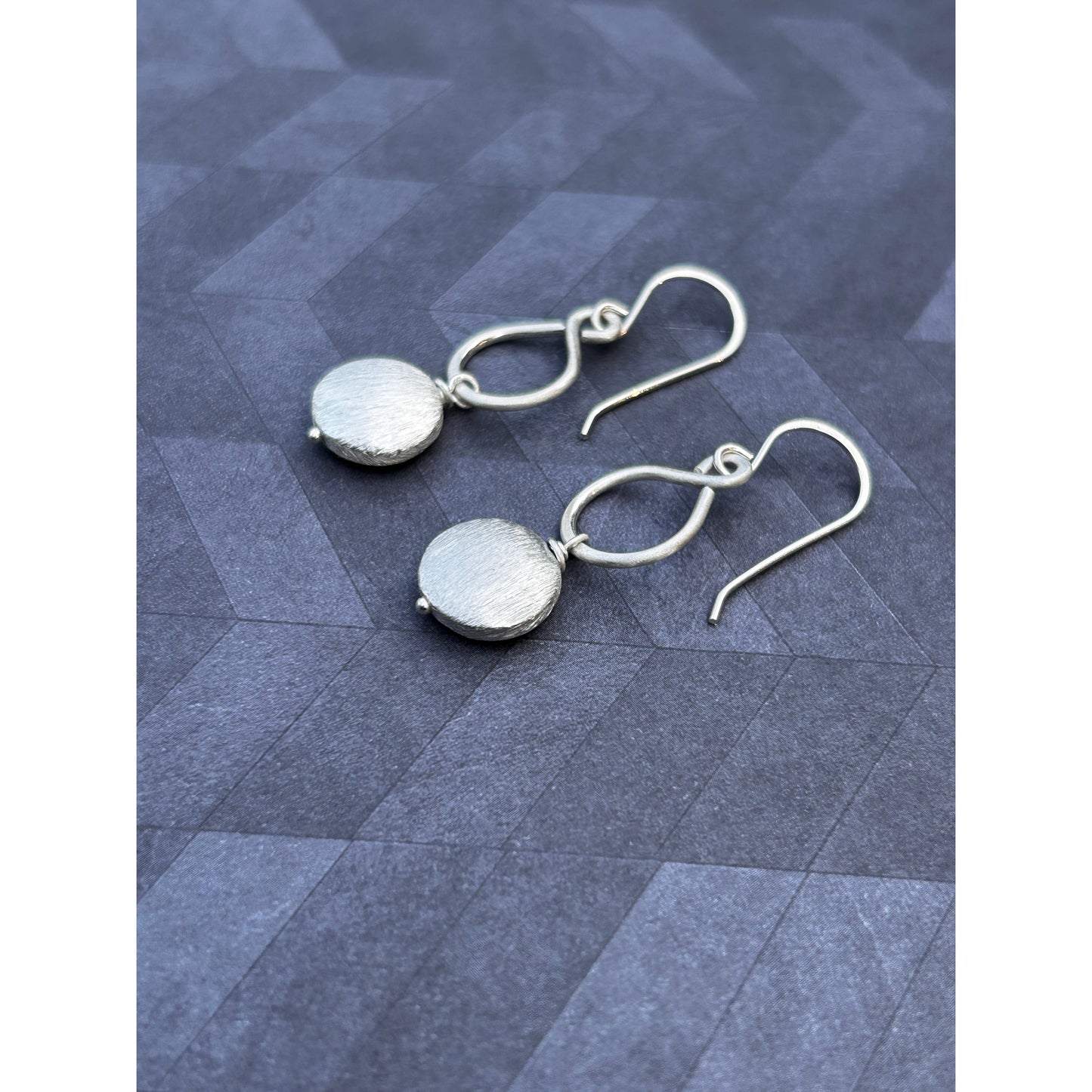 handmade sterling silver dangle earrings