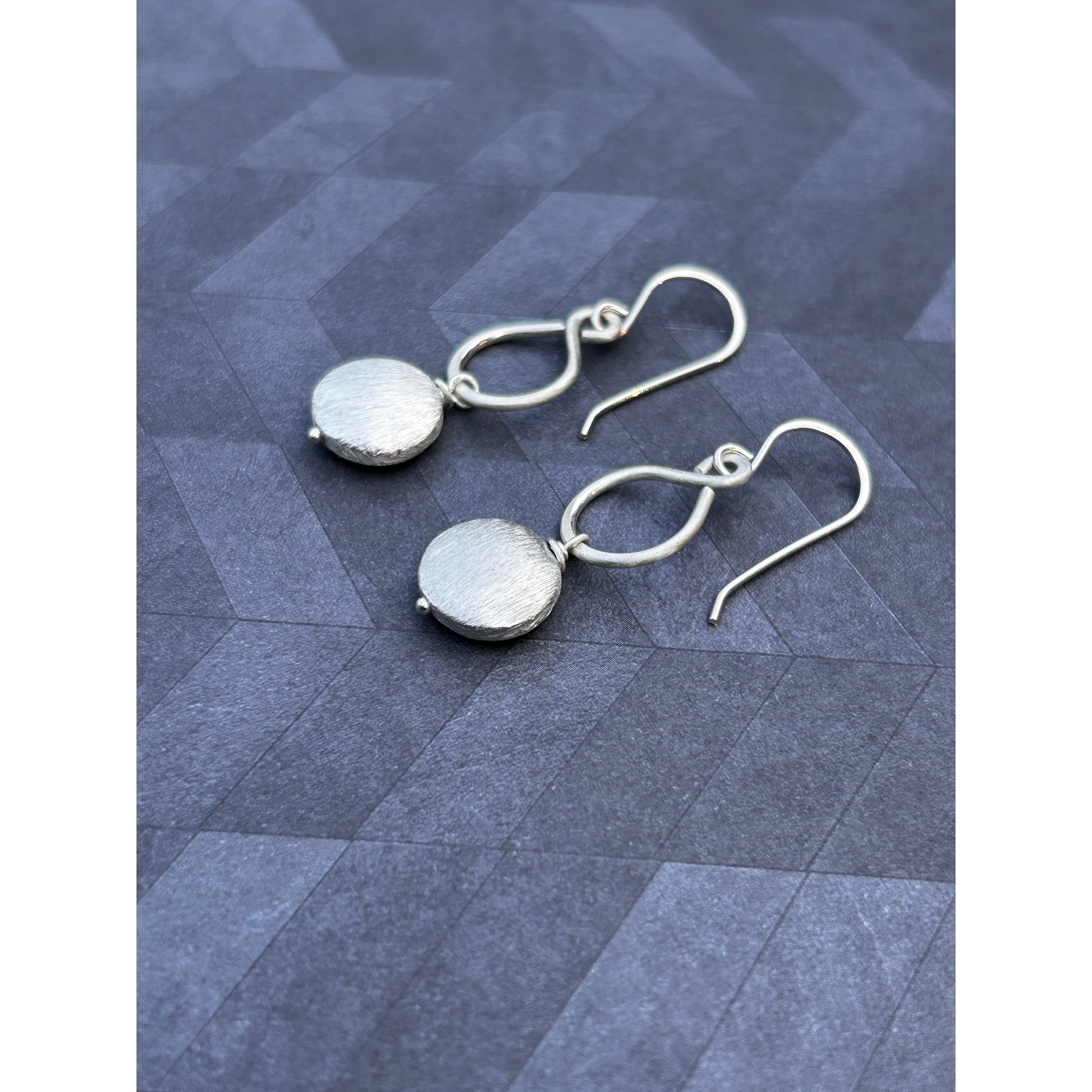 handmade sterling silver dangle earrings