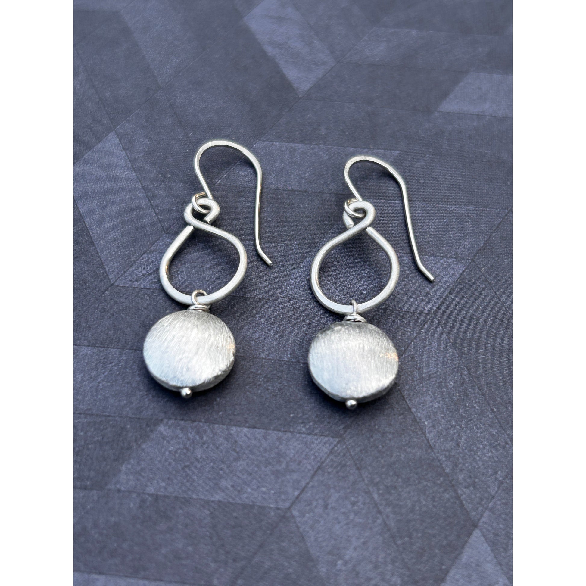 handmade sterling silver dangle earrings 