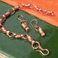 nautical equestrian inspired copper bracelet handmade by carrie foscato design