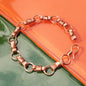 nautical equestrian inspired copper bracelet handmade by carrie foscato design