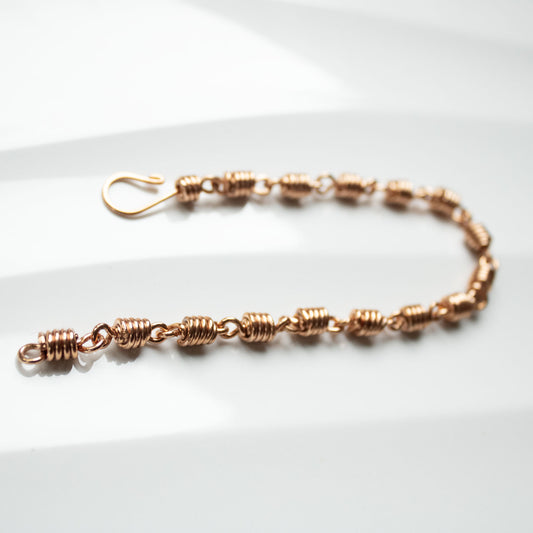 Honey Dipper Chain Link Bracelet in Copper