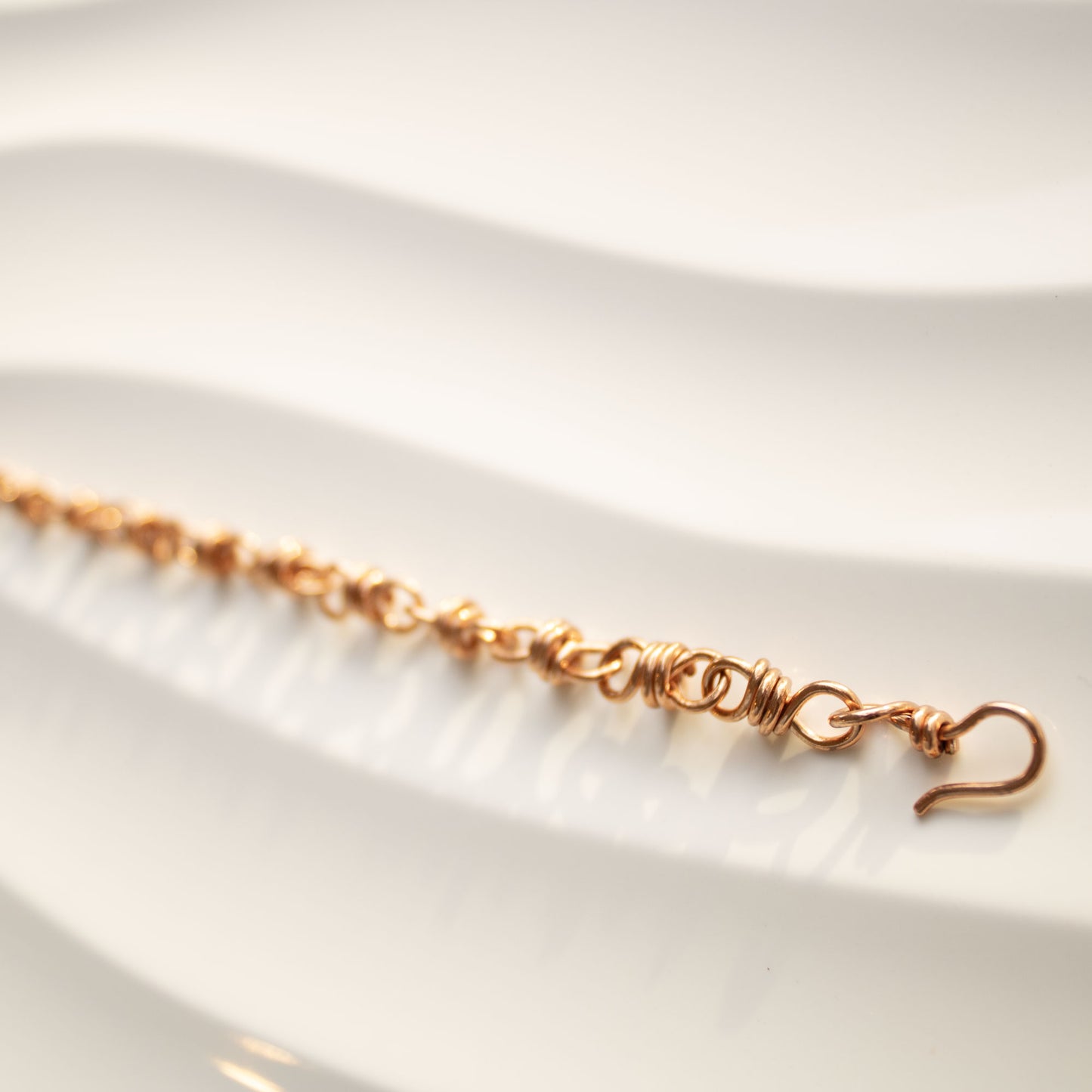 Extra Wrap Infinity Chain Link Bracelet in Copper